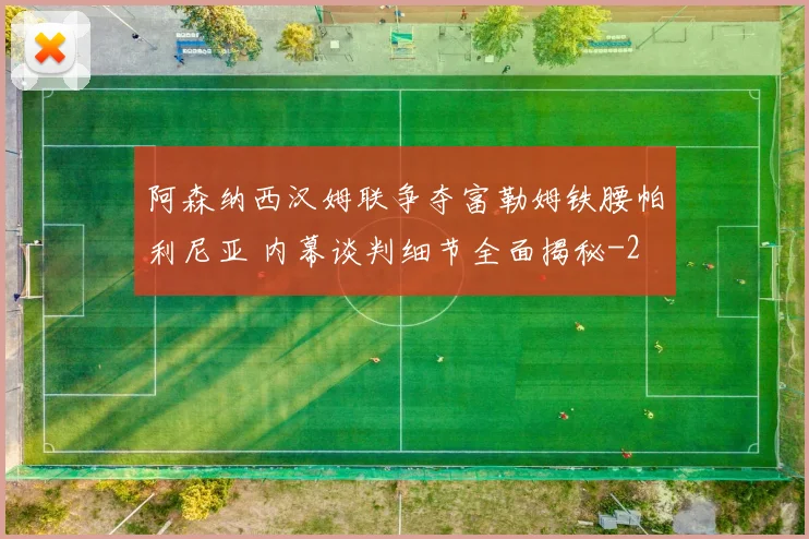 阿森纳西汉姆联争夺富勒姆铁腰帕利尼亚 内幕谈判细节全面揭秘